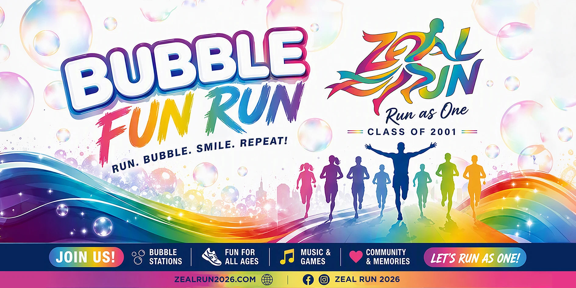 Zeal Run | Run As ONE  Class of 2001 Fun Run